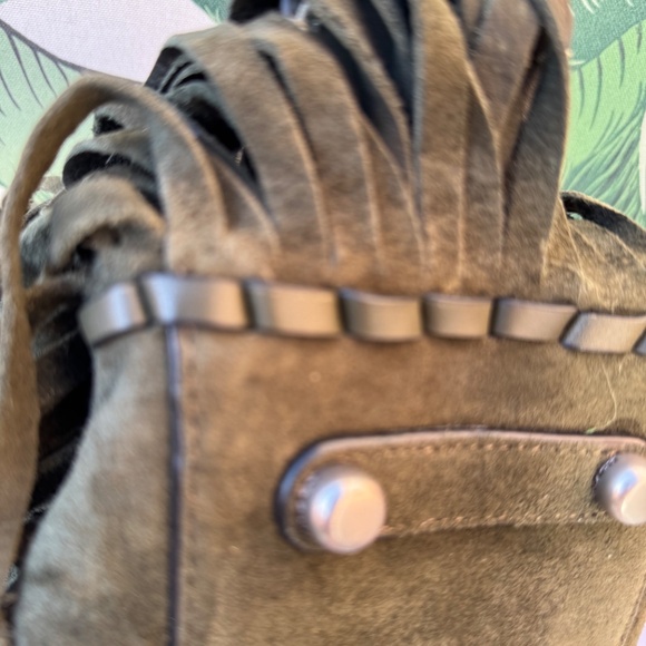 Coach 1941 Rogue 31 Fern Green Suede Fringe 86824 - Picture 12 of 16